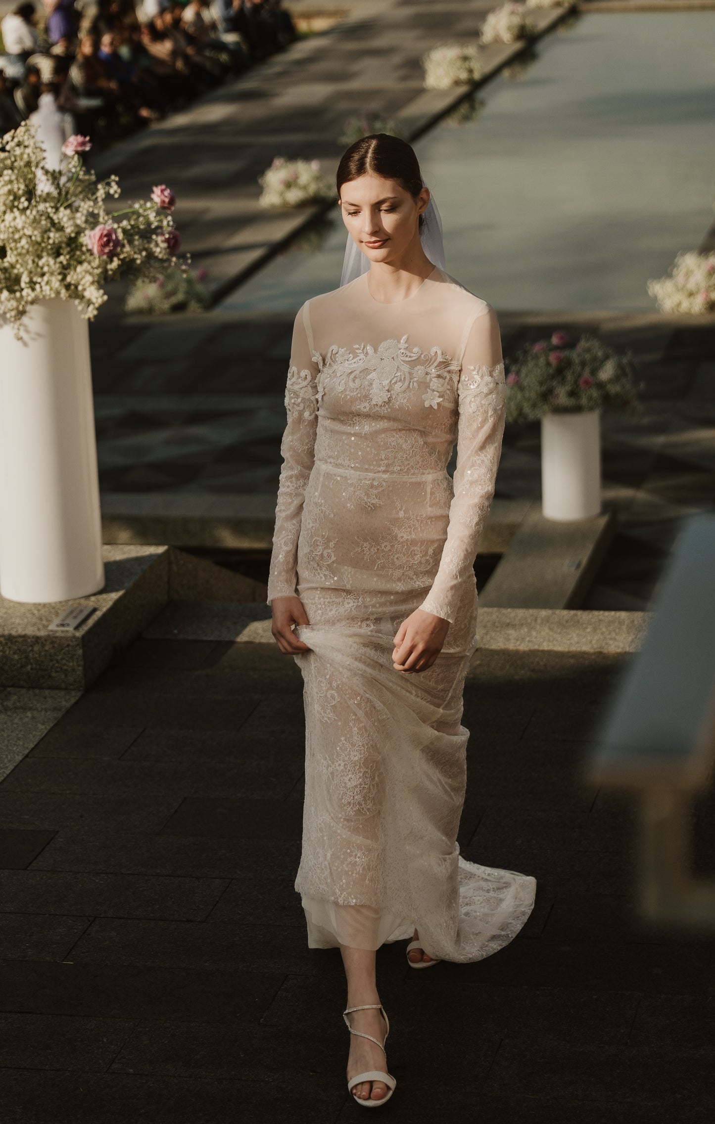 Illusion wedding dress Canada