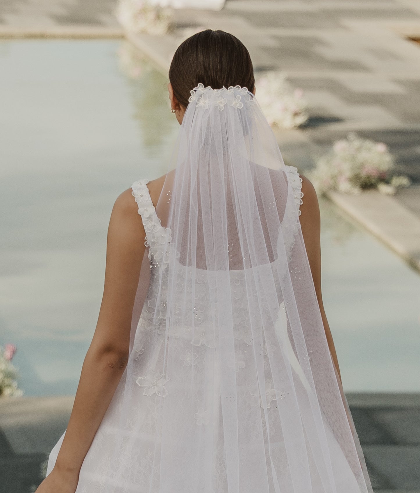 SOFT A-LINE ORGANZA WEDDING DRESS